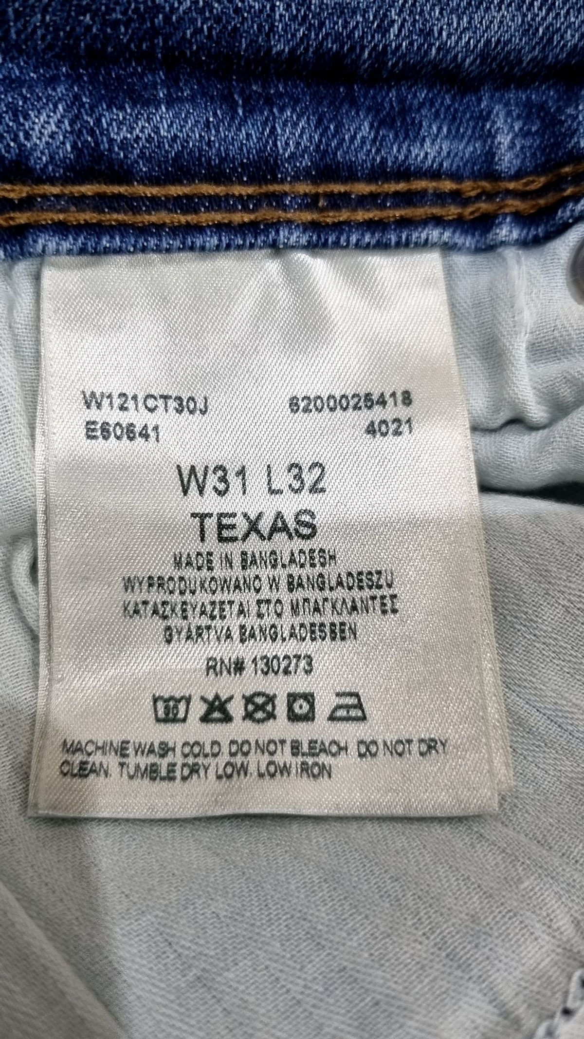 랭글러(WRANGLER) 청/데님 팬츠 31