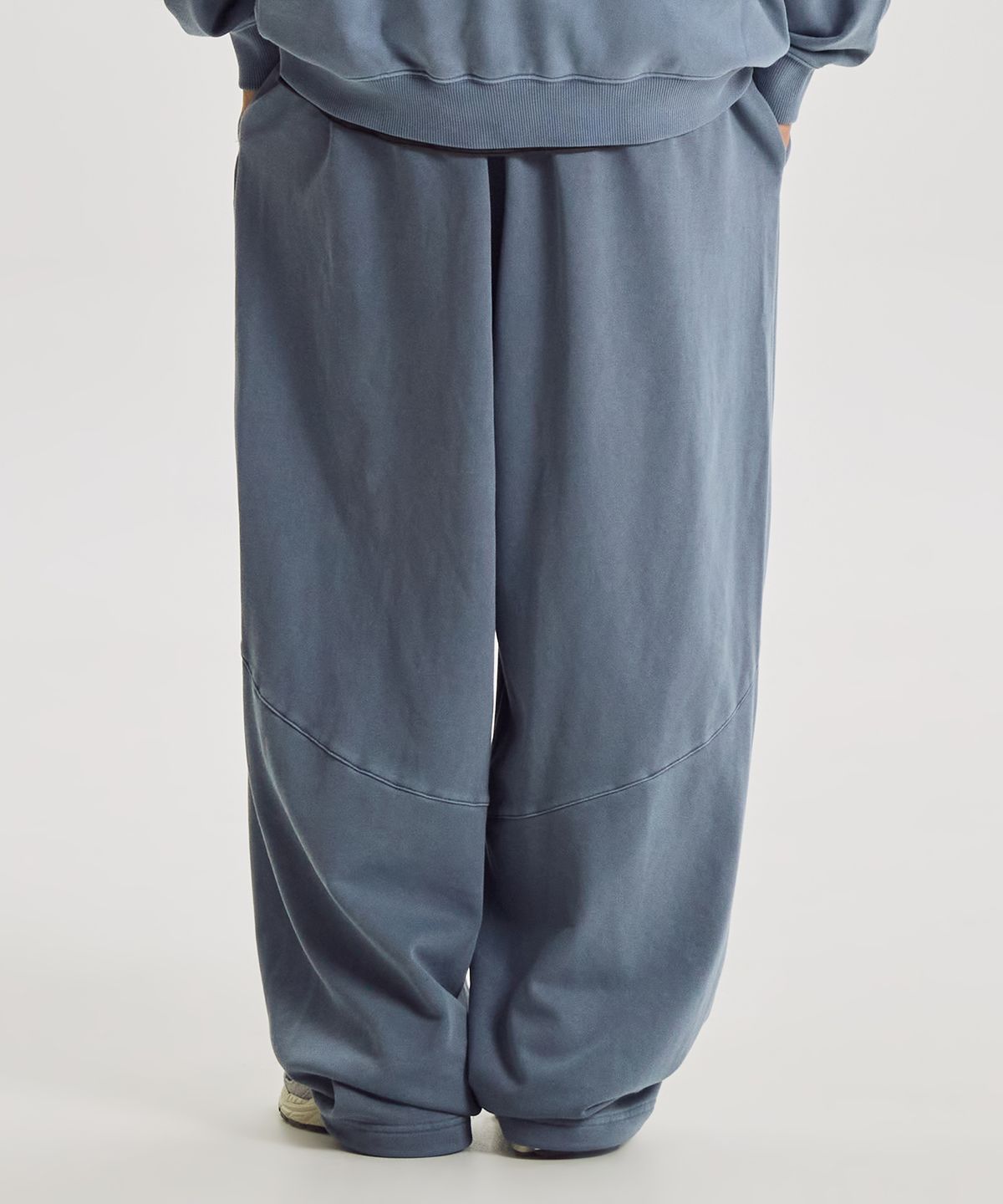 뉴발란스(NEW BALANCE) NBMLG41923 / UNI 헤리티지 ORBIT 2WAY 오버와이드 팬츠 (D/BLUE)