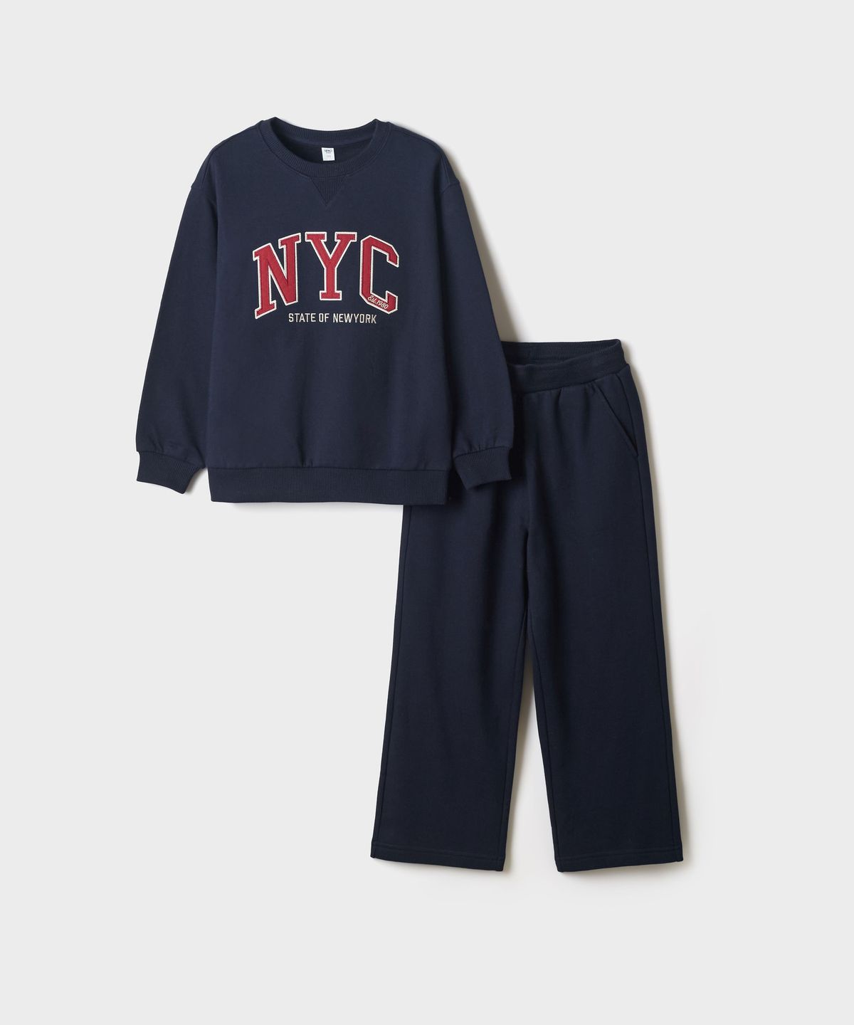 스파오 키즈(SPAO KIDS) [키즈] NYC 상하세트 (기모)_SPSMG4TKU1