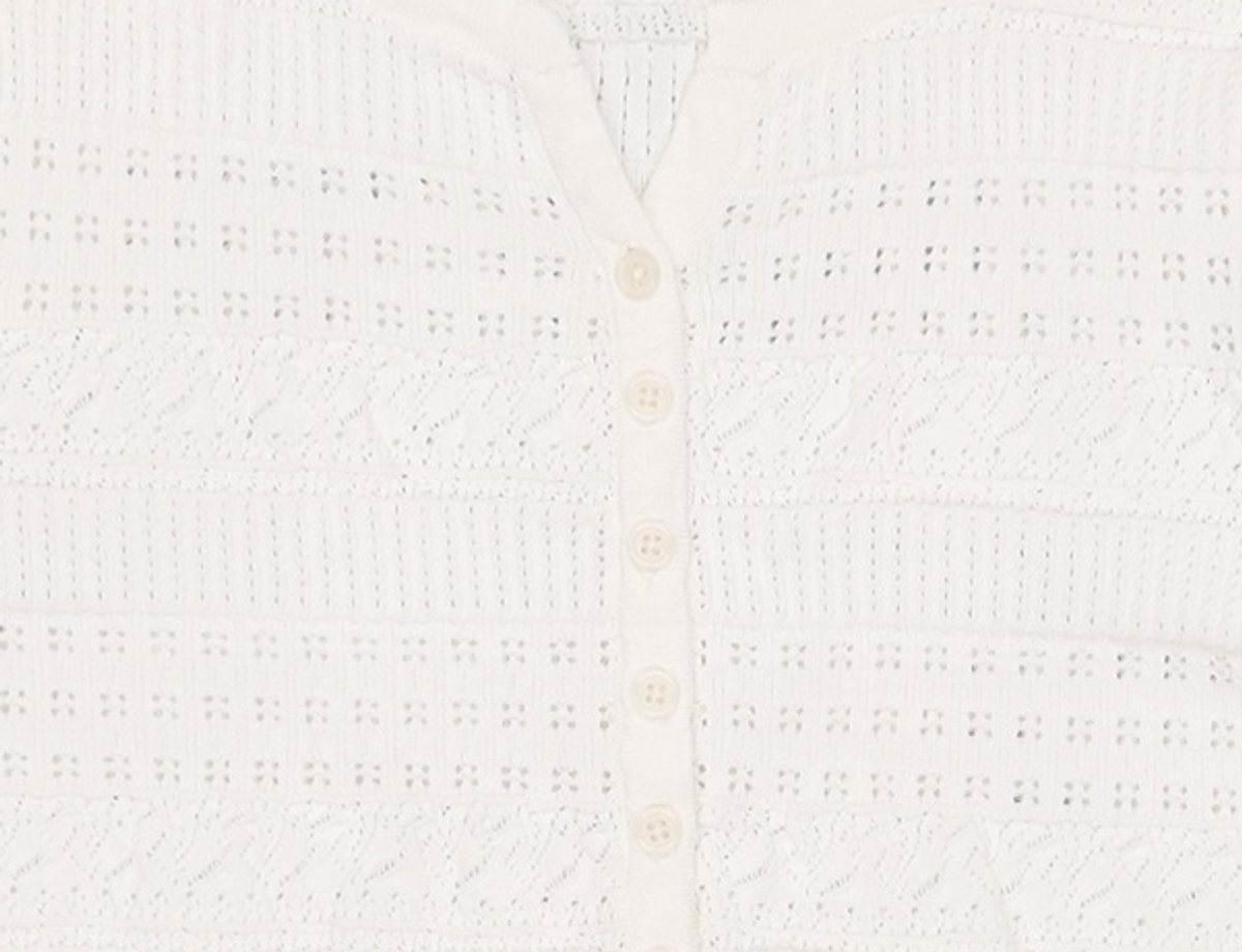 미쏘(MIXXO) 스카시 반팔 가디건 MIWCKC614T S