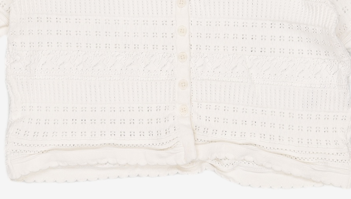 미쏘(MIXXO) 스카시 반팔 가디건 MIWCKC614T S