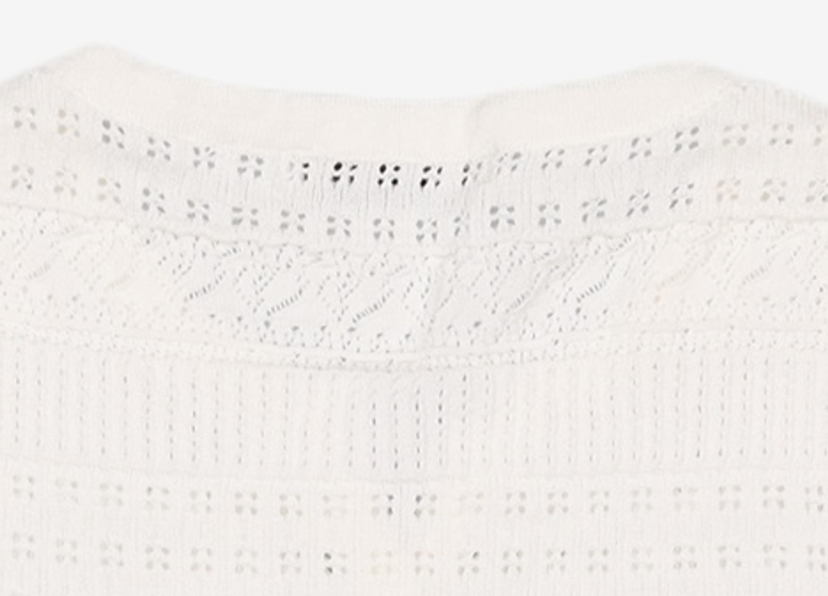 미쏘(MIXXO) 스카시 반팔 가디건 MIWCKC614T S