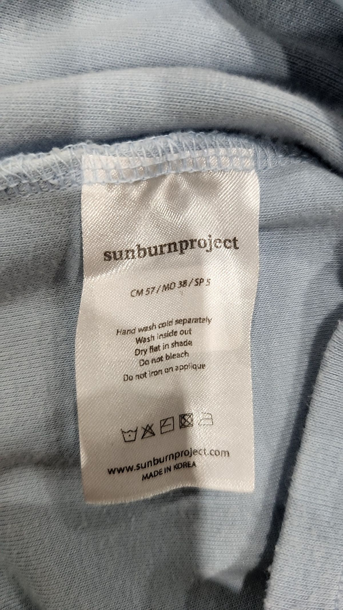 썬번프로젝트(SUNBURNPROJECT) 반소매 티셔츠 FREE