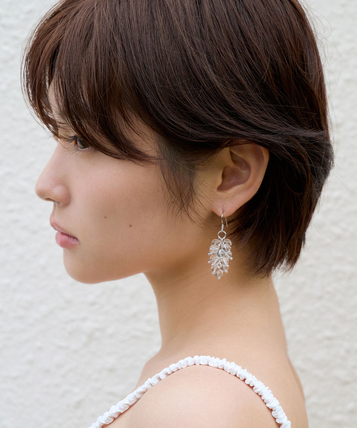 지지(GEEGEE) clear podo earring