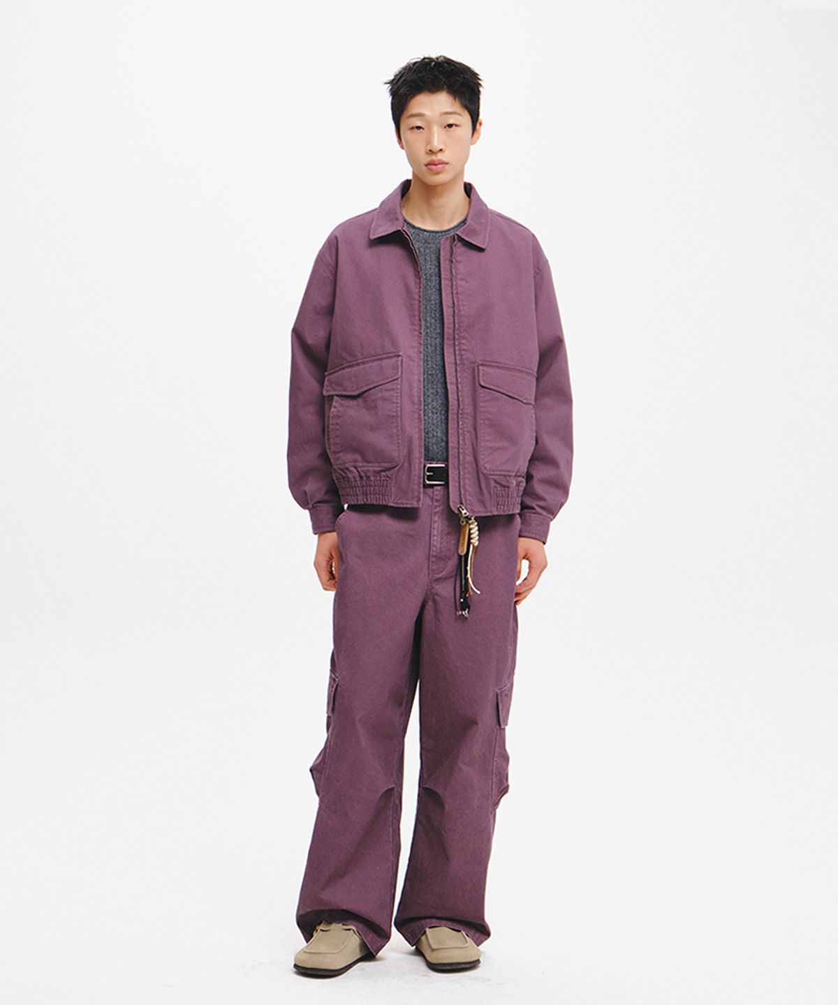 제너럴아이디어(GENERALIDEA) UNISEX 빅포켓 캔버스 블루종 [2COL] / GF3UJP002