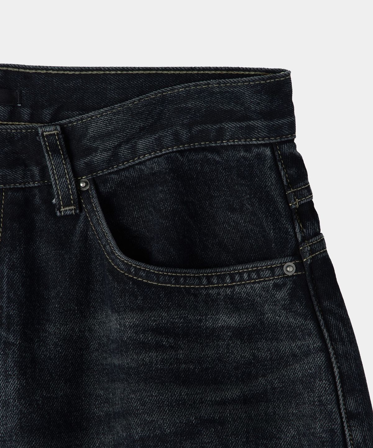메종미네드(MAISON MINED) FADE TRACE DENIM PANTS INDIGO