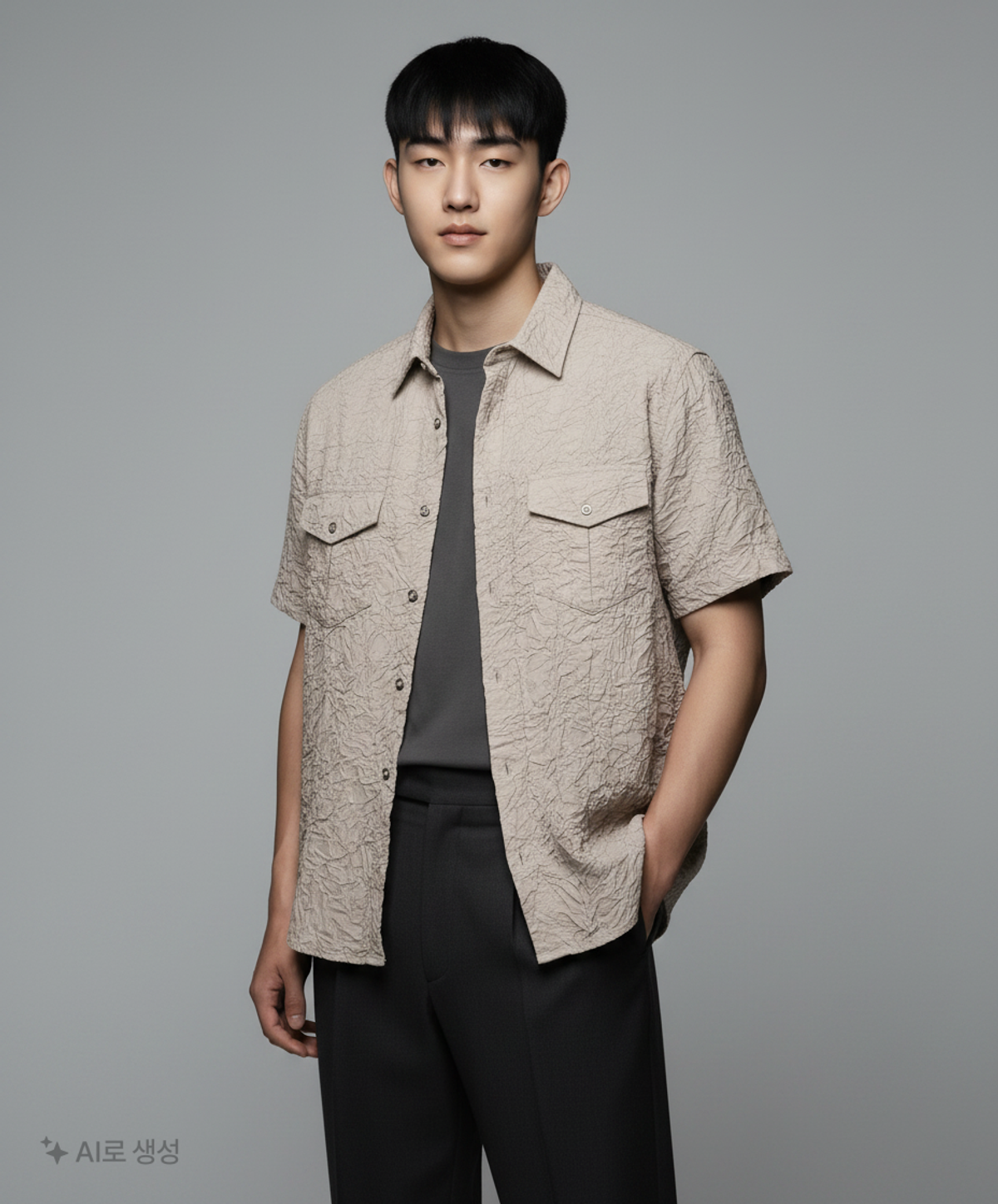 베르드누아(BER DE NOIR) 캐주얼 셔츠 M