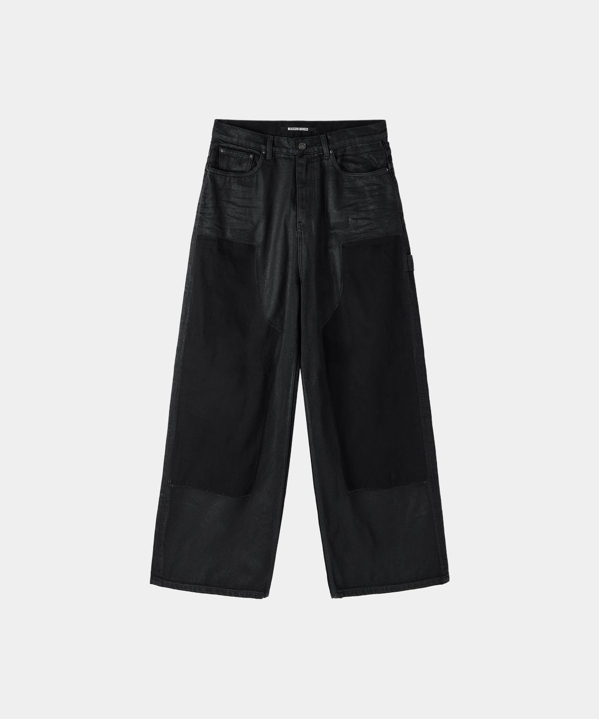 메종미네드(MAISON MINED) FADE TRACE DENIM PANTS BLACK