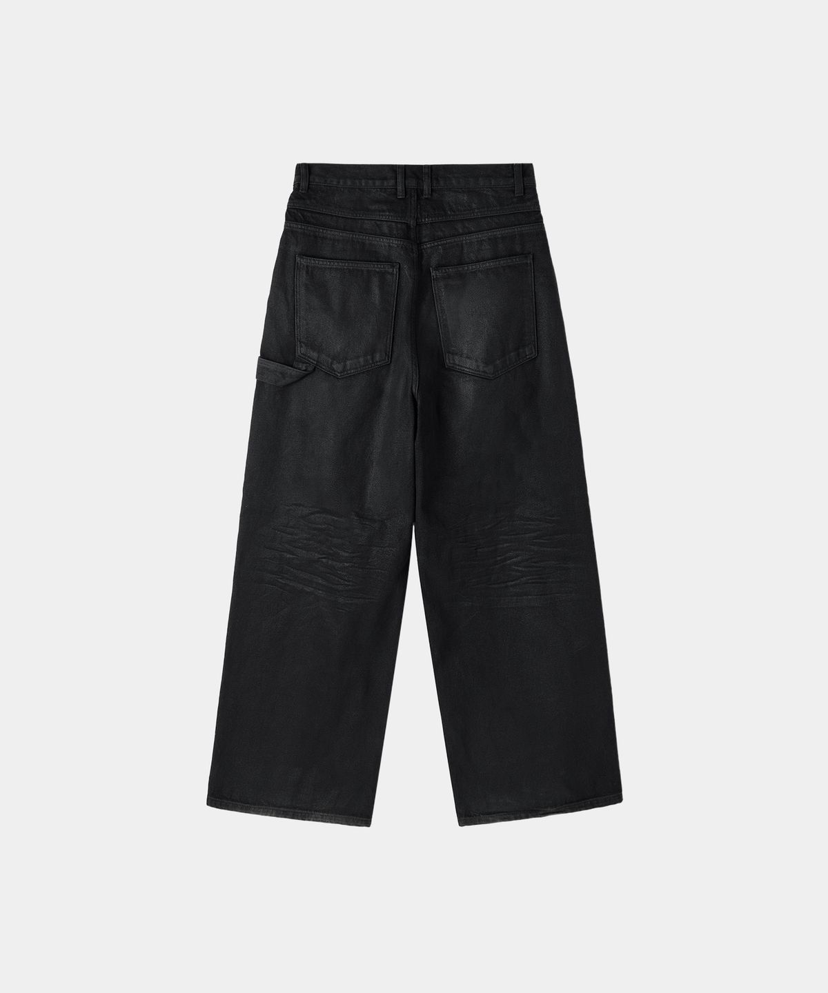 메종미네드(MAISON MINED) FADE TRACE DENIM PANTS BLACK