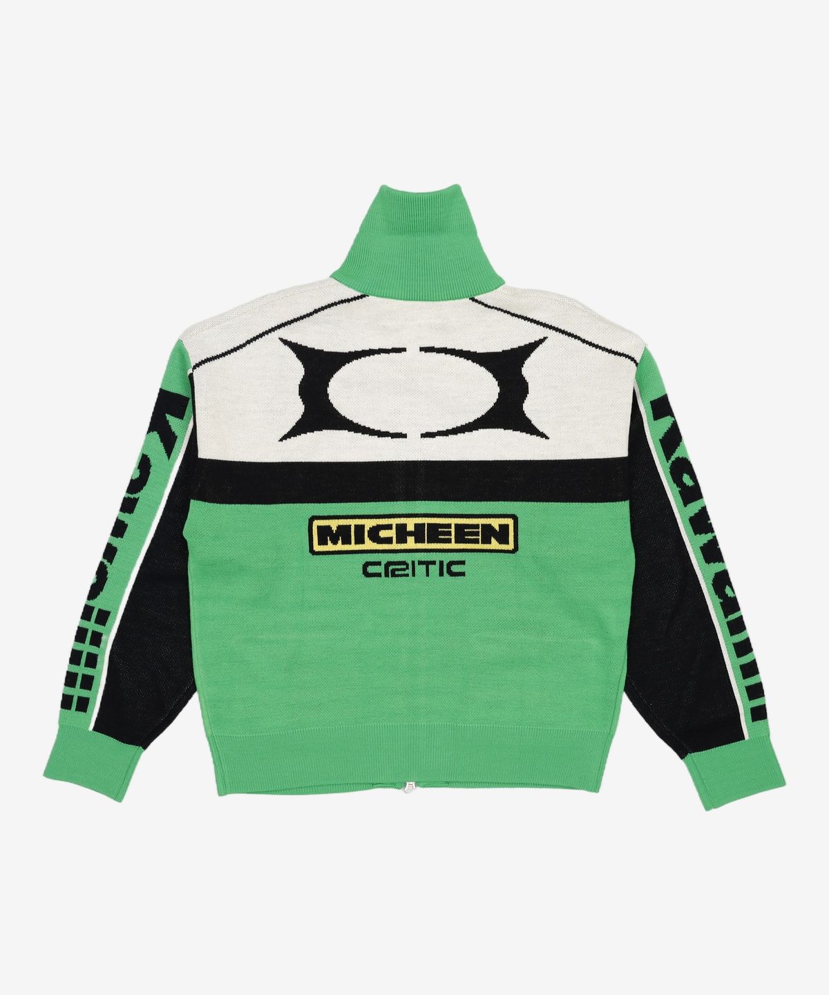크리틱(CRITIC) KWAIIIII RACING ZIP-UP KNIT GREEN M