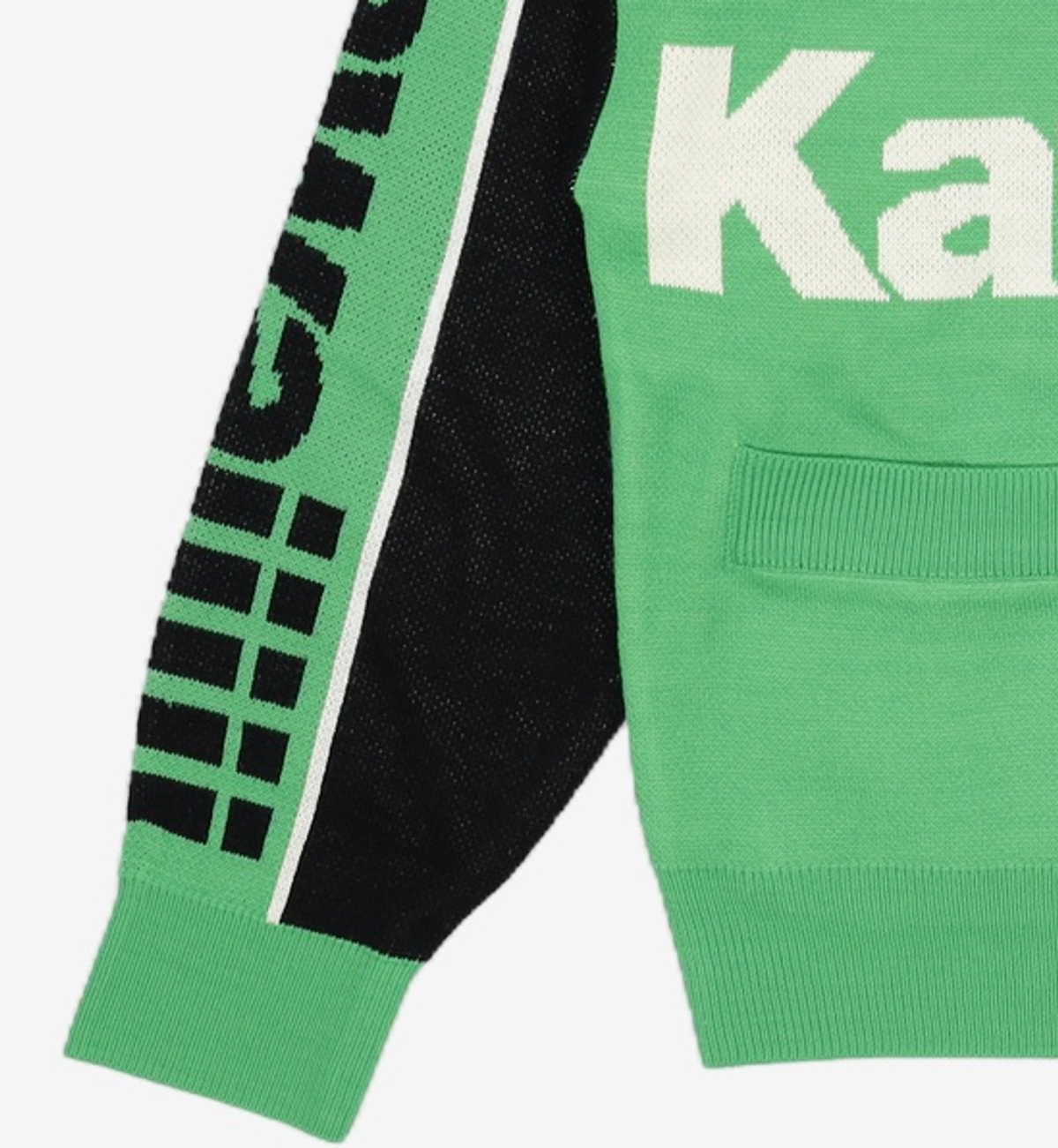 크리틱(CRITIC) KWAIIIII RACING ZIP-UP KNIT GREEN M