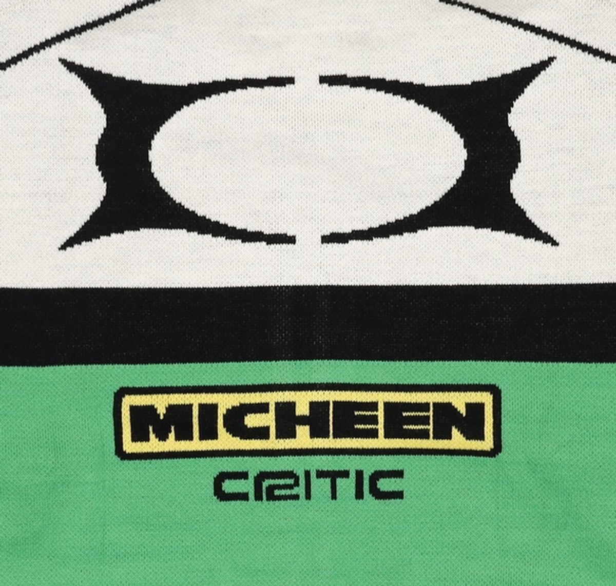 크리틱(CRITIC) KWAIIIII RACING ZIP-UP KNIT GREEN M