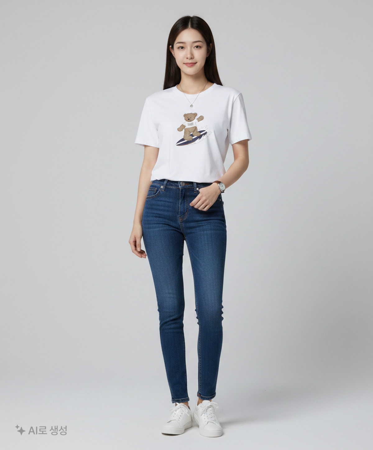 마리떼 프랑소와 저버(MARITHÉ + FRANҪOIS GIRBAUD) SURFING DOODLE BEAR TEE white S