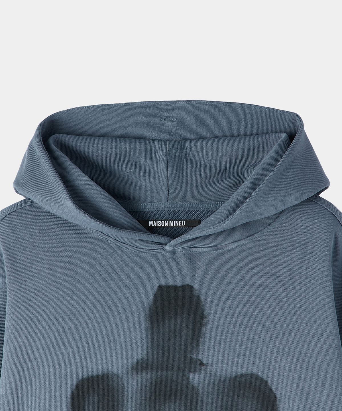메종미네드(MAISON MINED) UNDEFINED IDENTITY HOODIE BLUE