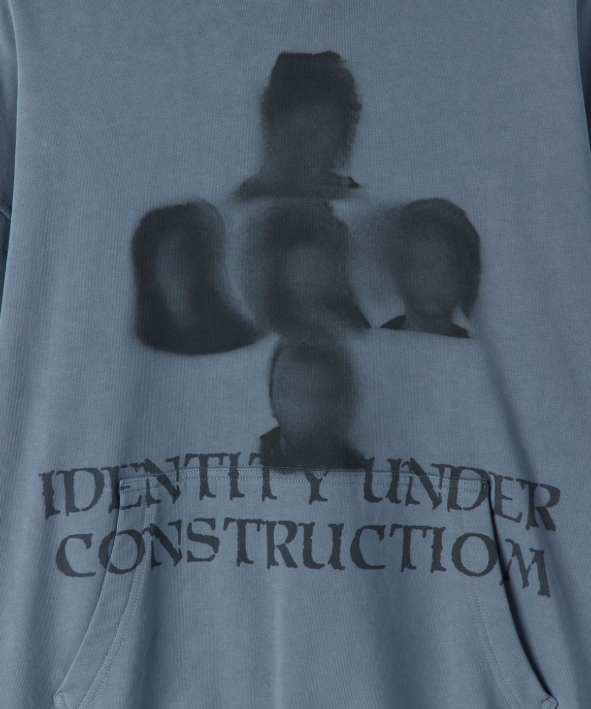 메종미네드(MAISON MINED) UNDEFINED IDENTITY HOODIE BLUE