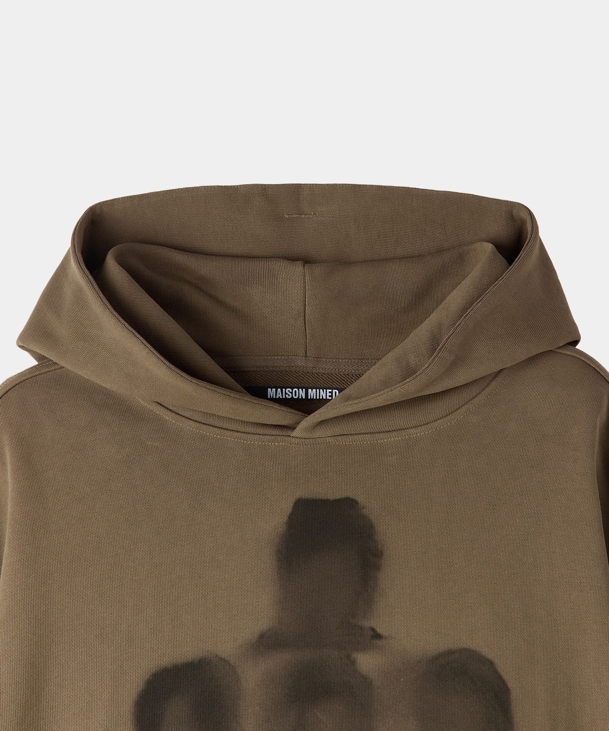 메종미네드(MAISON MINED) UNDEFINED IDENTITY HOODIE BROWN