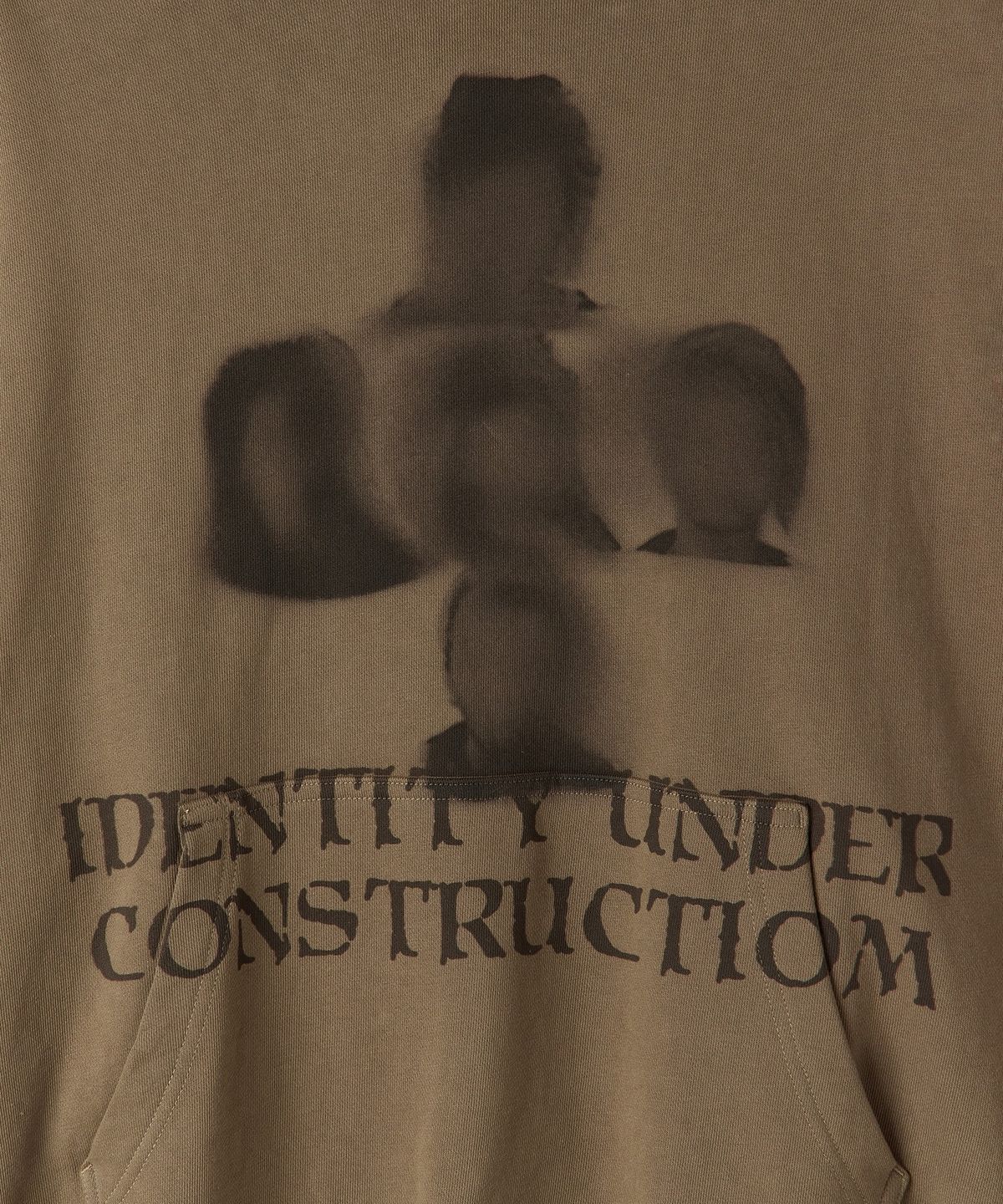 메종미네드(MAISON MINED) UNDEFINED IDENTITY HOODIE BROWN