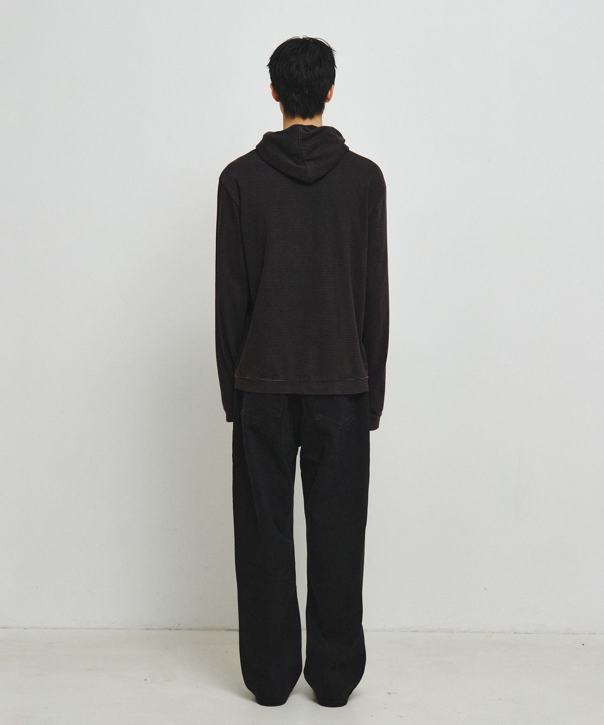 엔도어(ENDOOR) Ash stripe hoodie (VTG Gray)