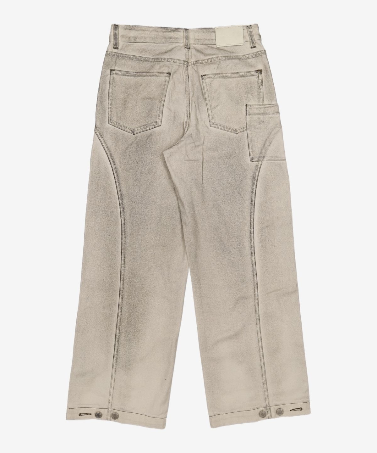 애드오프(ADDOFF) GRAPHITE WIDE PANTS IVORY 46