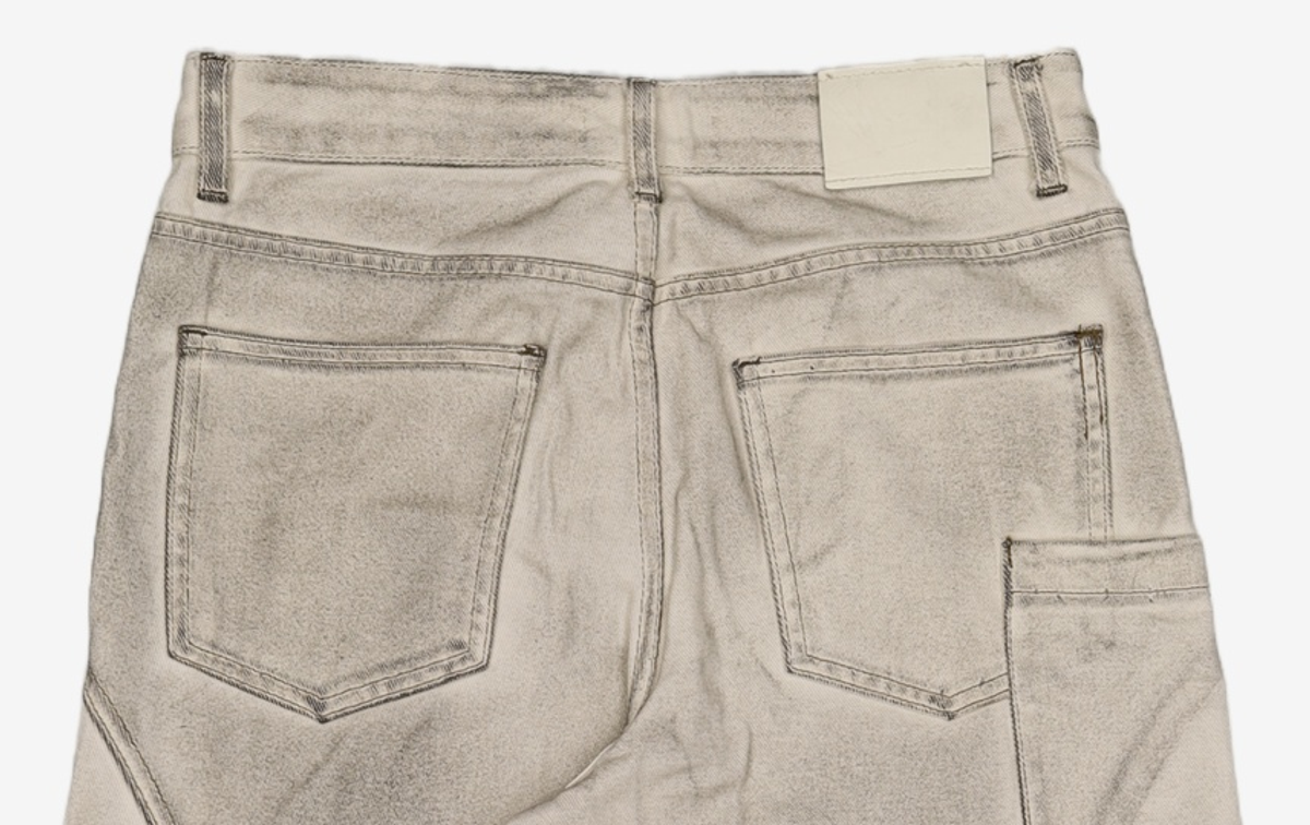 애드오프(ADDOFF) GRAPHITE WIDE PANTS IVORY 46