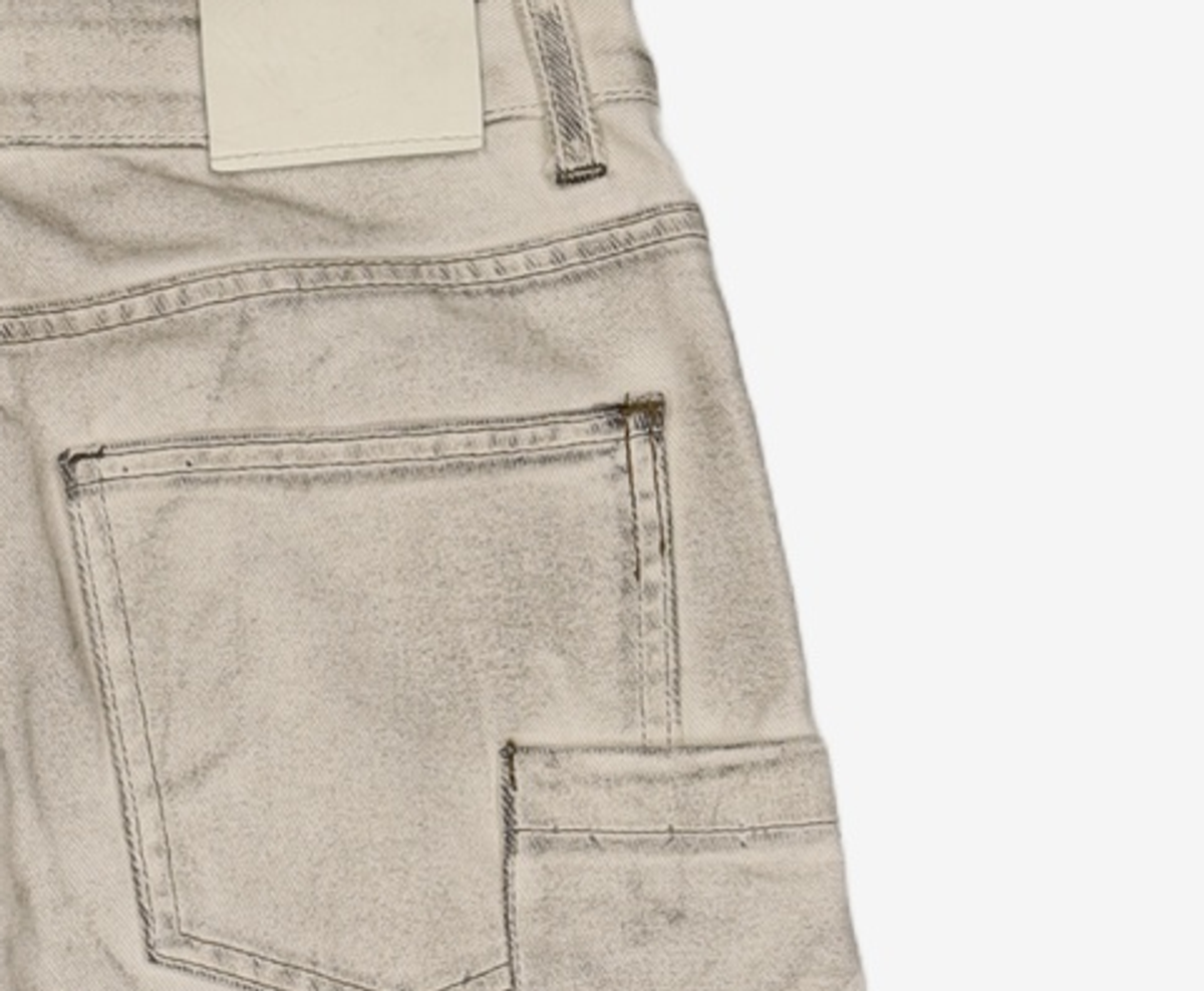 애드오프(ADDOFF) GRAPHITE WIDE PANTS IVORY 46
