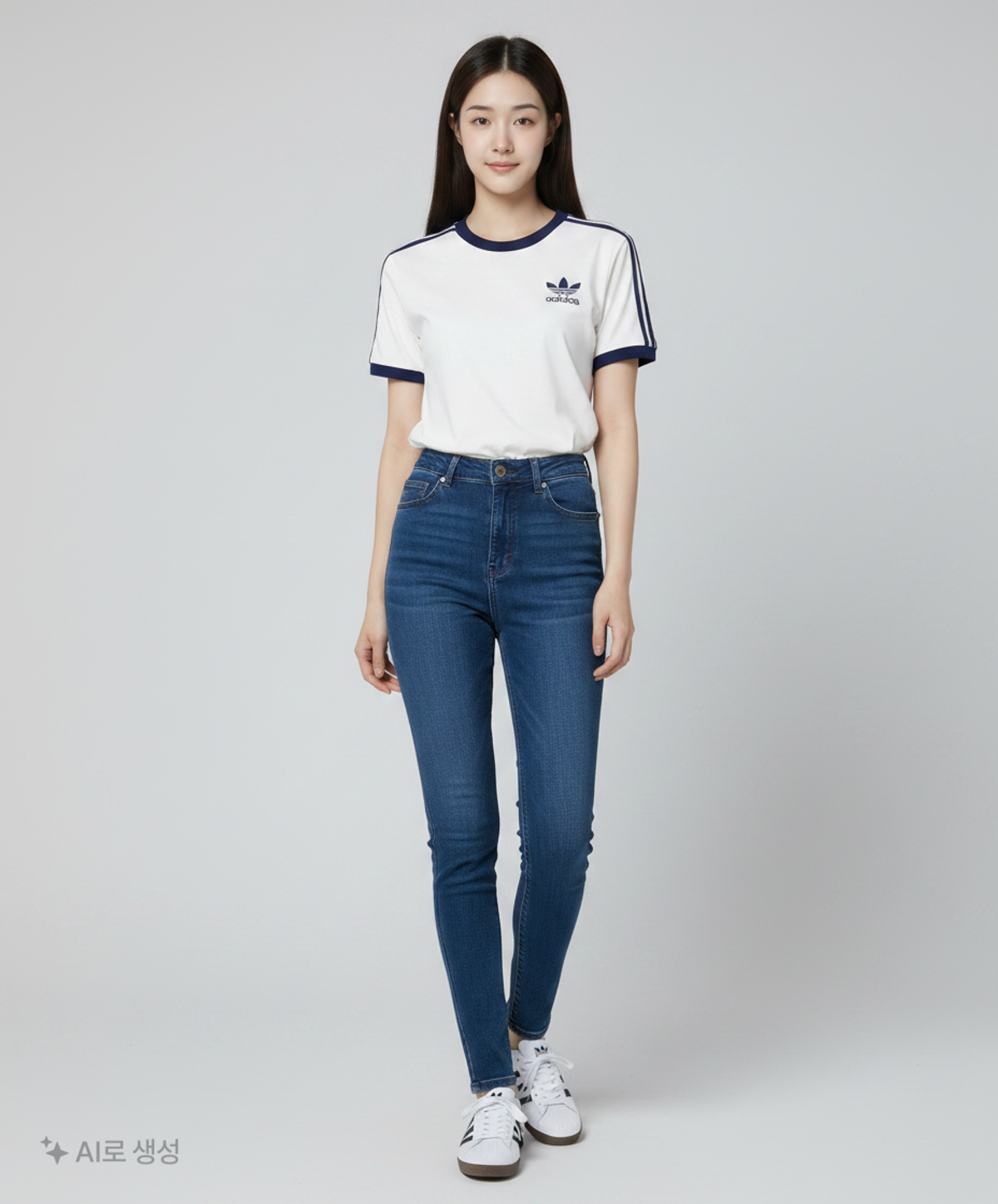 아디다스(ADIDAS) 테리 3S 티 - 화이트 / IT9842 S