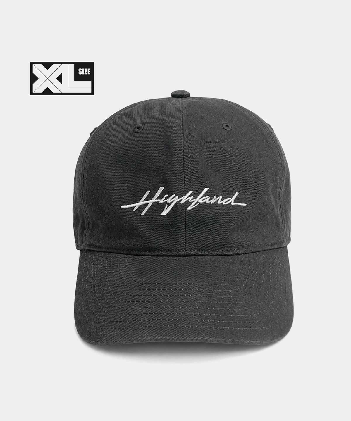 플래토(PLATEAU) 빅사이즈 볼캡 XL HIGHLAND CAP DARK GREY