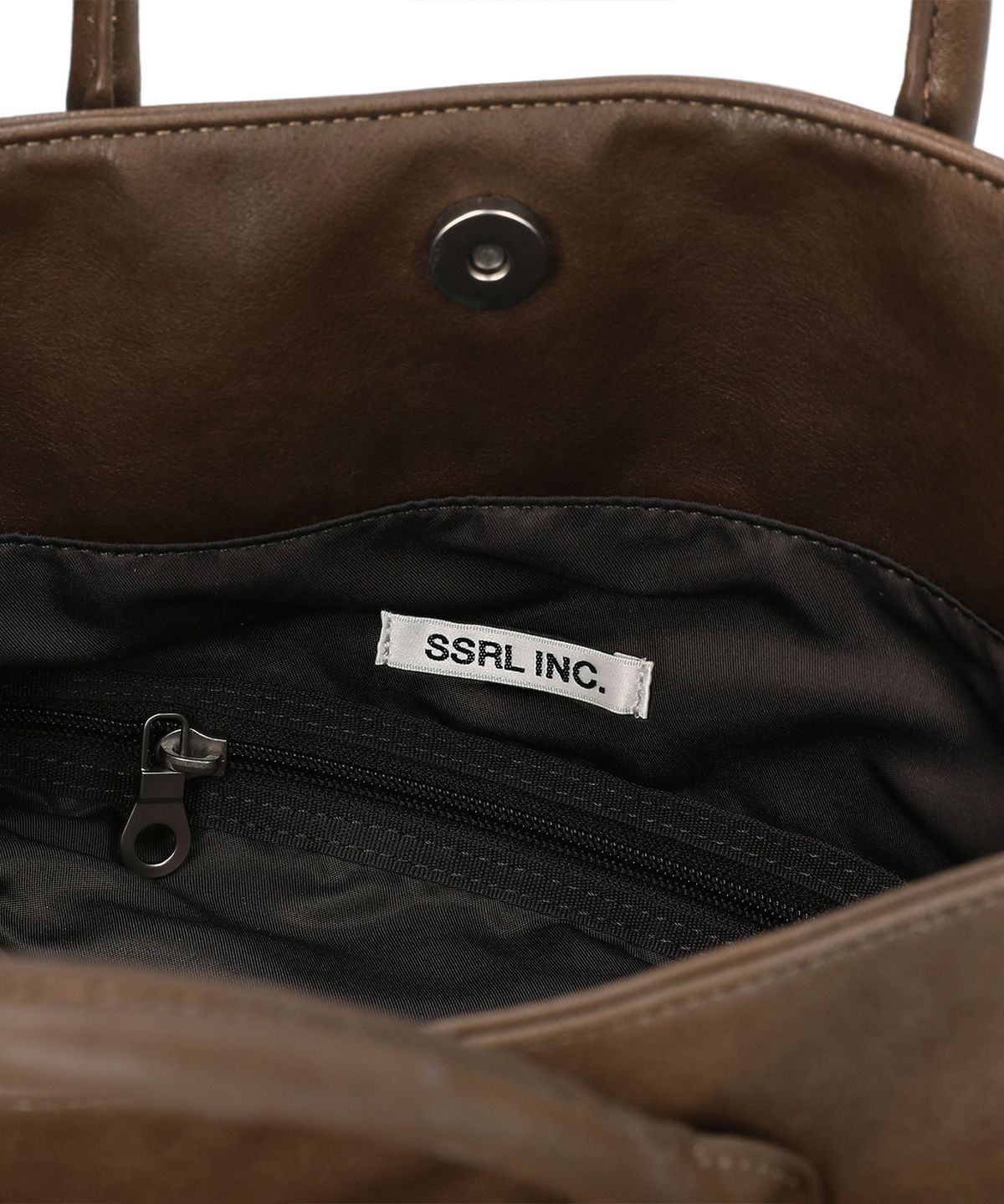 에스에스알엘(SSRL) Module Flap Tote Bag / Khaki Brown