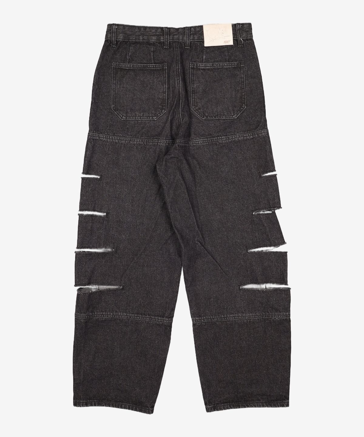 노매뉴얼(NOMANUAL) W.D DENIM PANTS - BLACK M