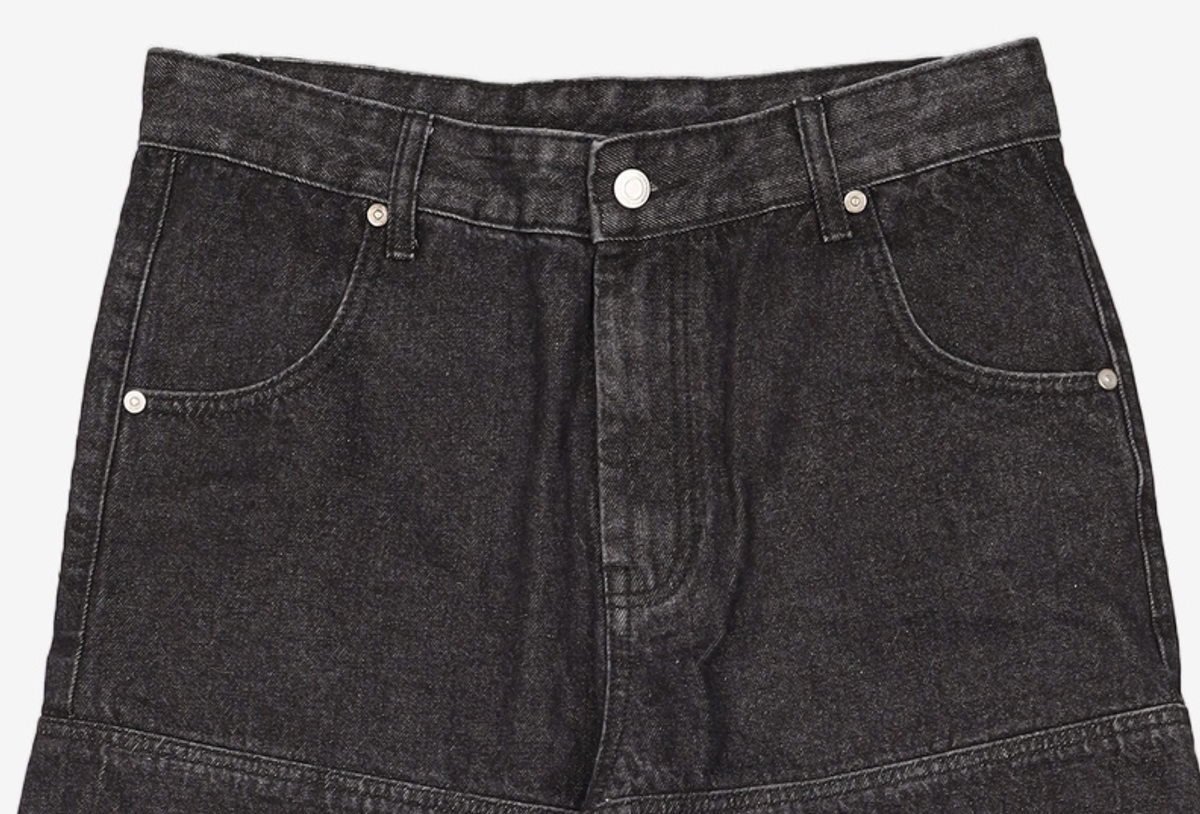 노매뉴얼(NOMANUAL) W.D DENIM PANTS - BLACK M