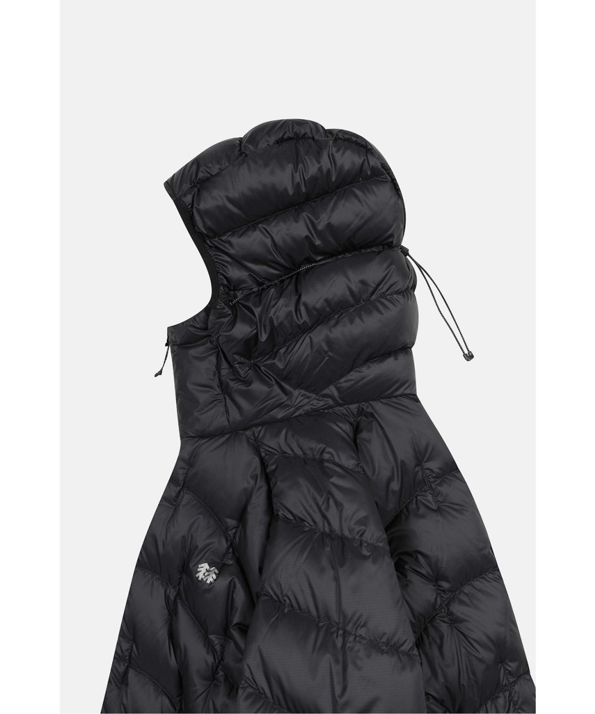 코오롱스포츠(KOLON SPORT) 릿지웨이브 경량 후드 다운 자켓 JWJDW26297BLK