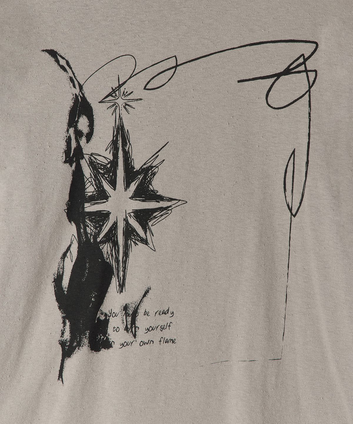 메종미네드(MAISON MINED) ROUGH SKETCH LONG SLEEVE DARK BEIGE