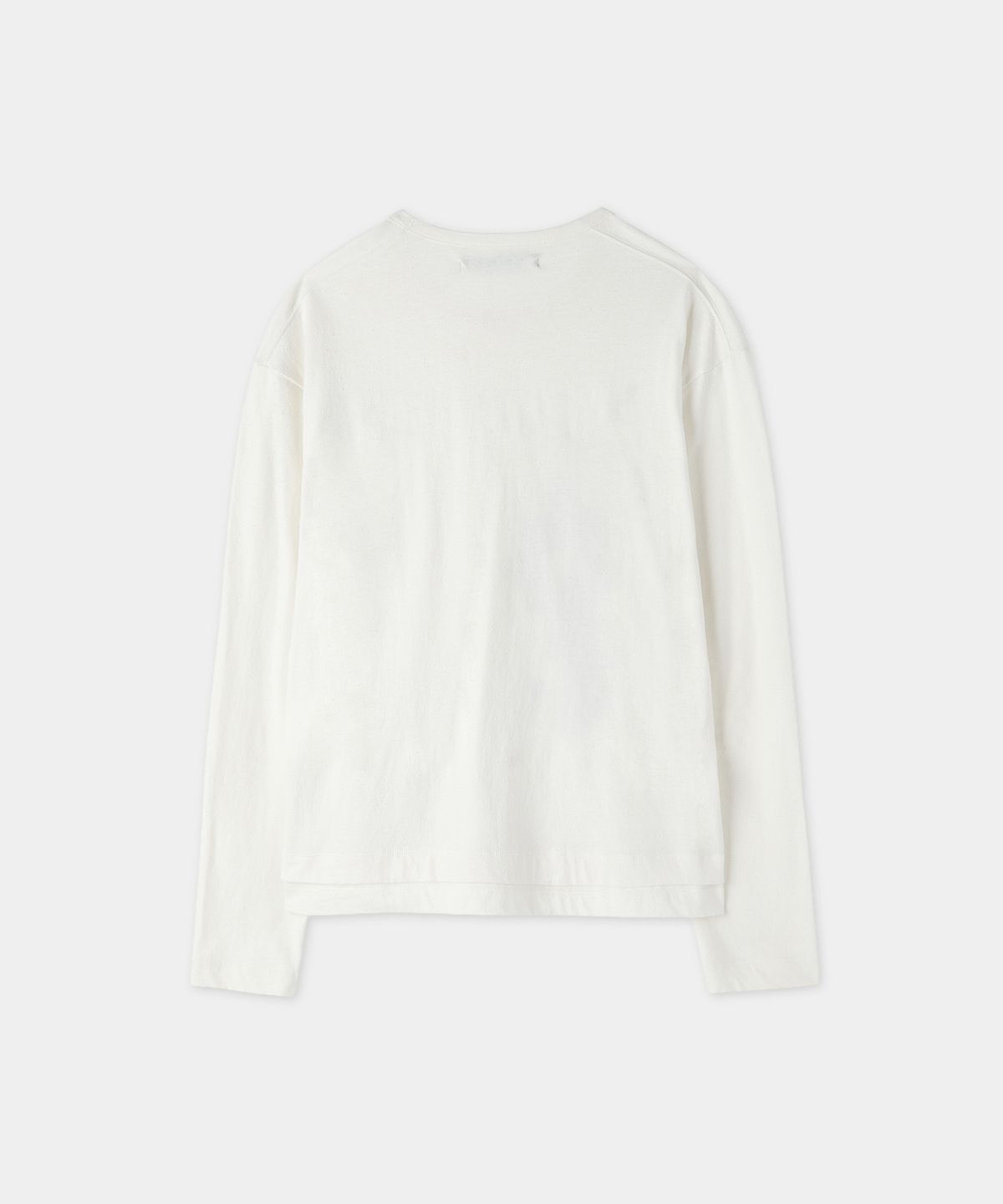 메종미네드(MAISON MINED) ROUGH SKETCH LONG SLEEVE WHITE