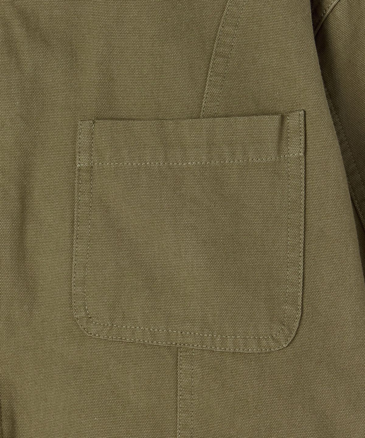 메종미네드(MAISON MINED) HIGH NECK COTTON JUMPER KHAKI