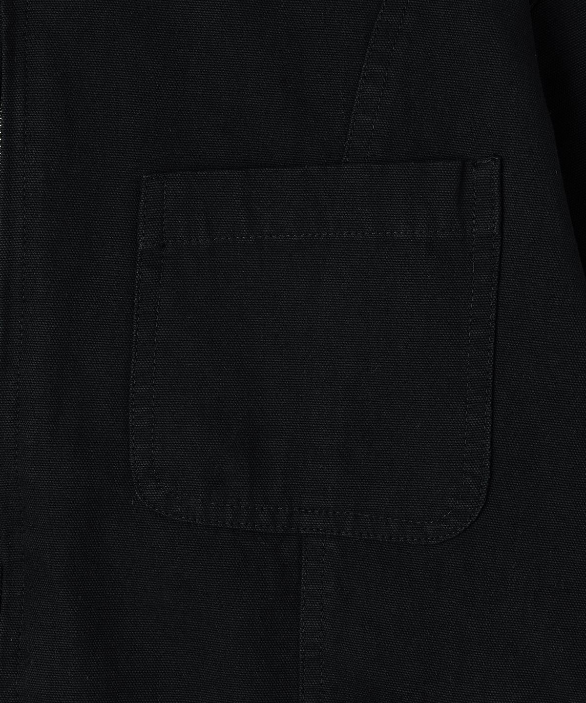 메종미네드(MAISON MINED) HIGH NECK COTTON JUMPER BLACK