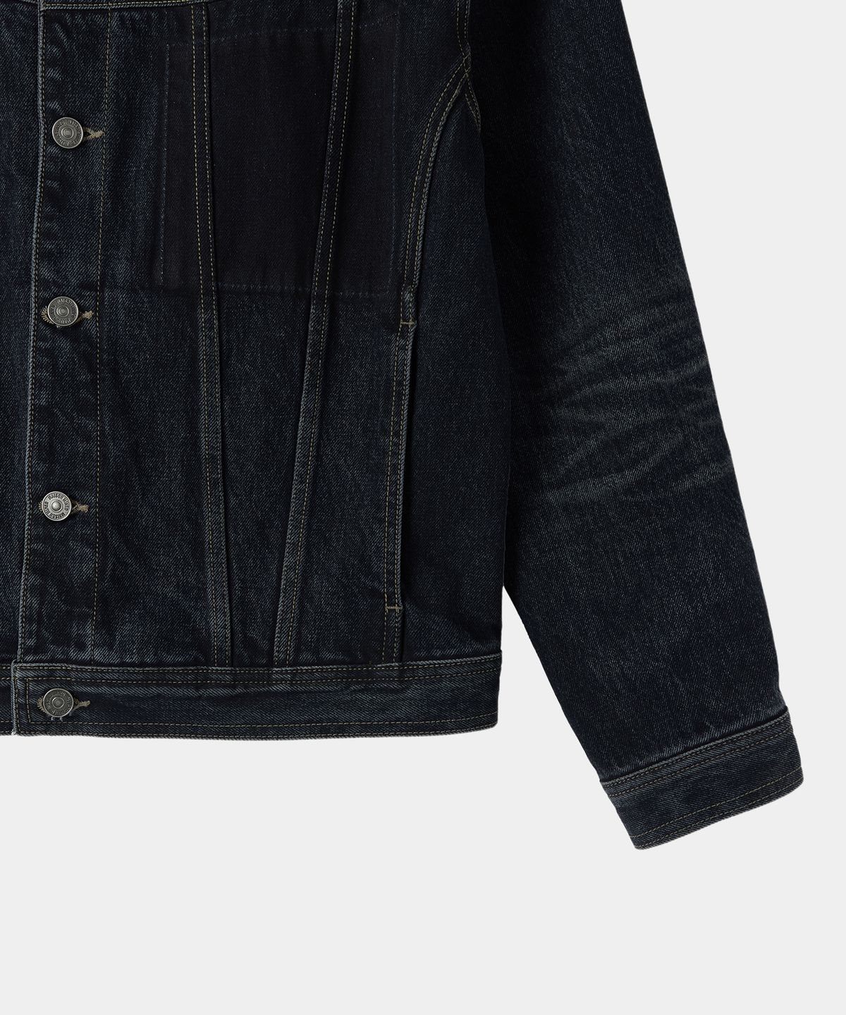 메종미네드(MAISON MINED) FADE TRACE DENIM JACKET INDIGO