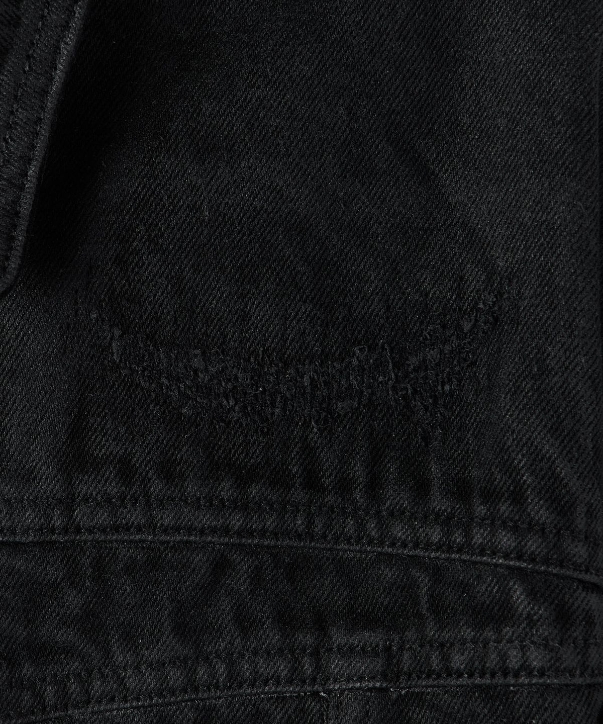 메종미네드(MAISON MINED) FADE TRACE DENIM JACKET BLACK