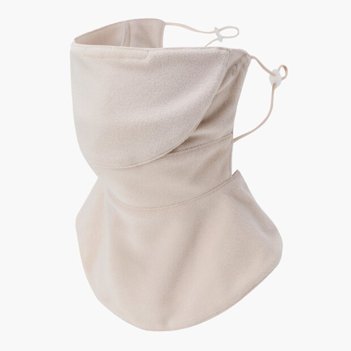 르꼬끄 골프(LECOQ GOLF) 여성 플리스 넥커버 방한 마스크 _BEGE GR322LSA94