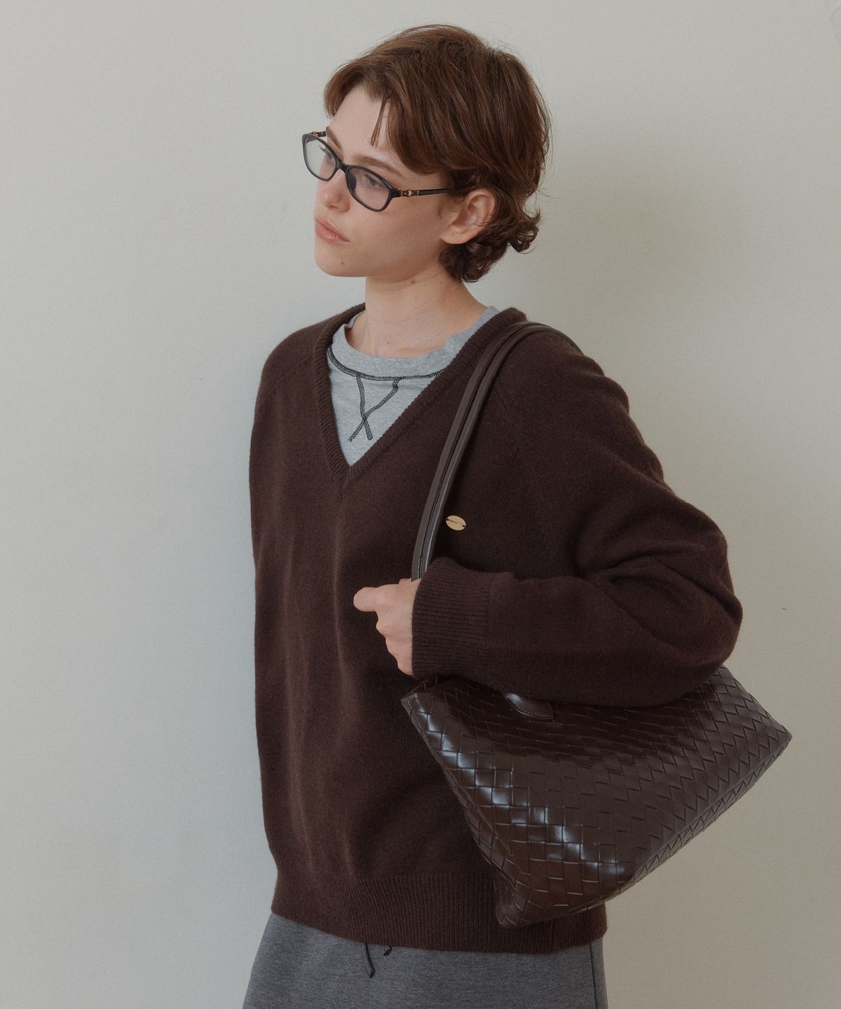 아노에틱(ANOETIC) ANC WEAVING MEDIUM BAG_2COLOR