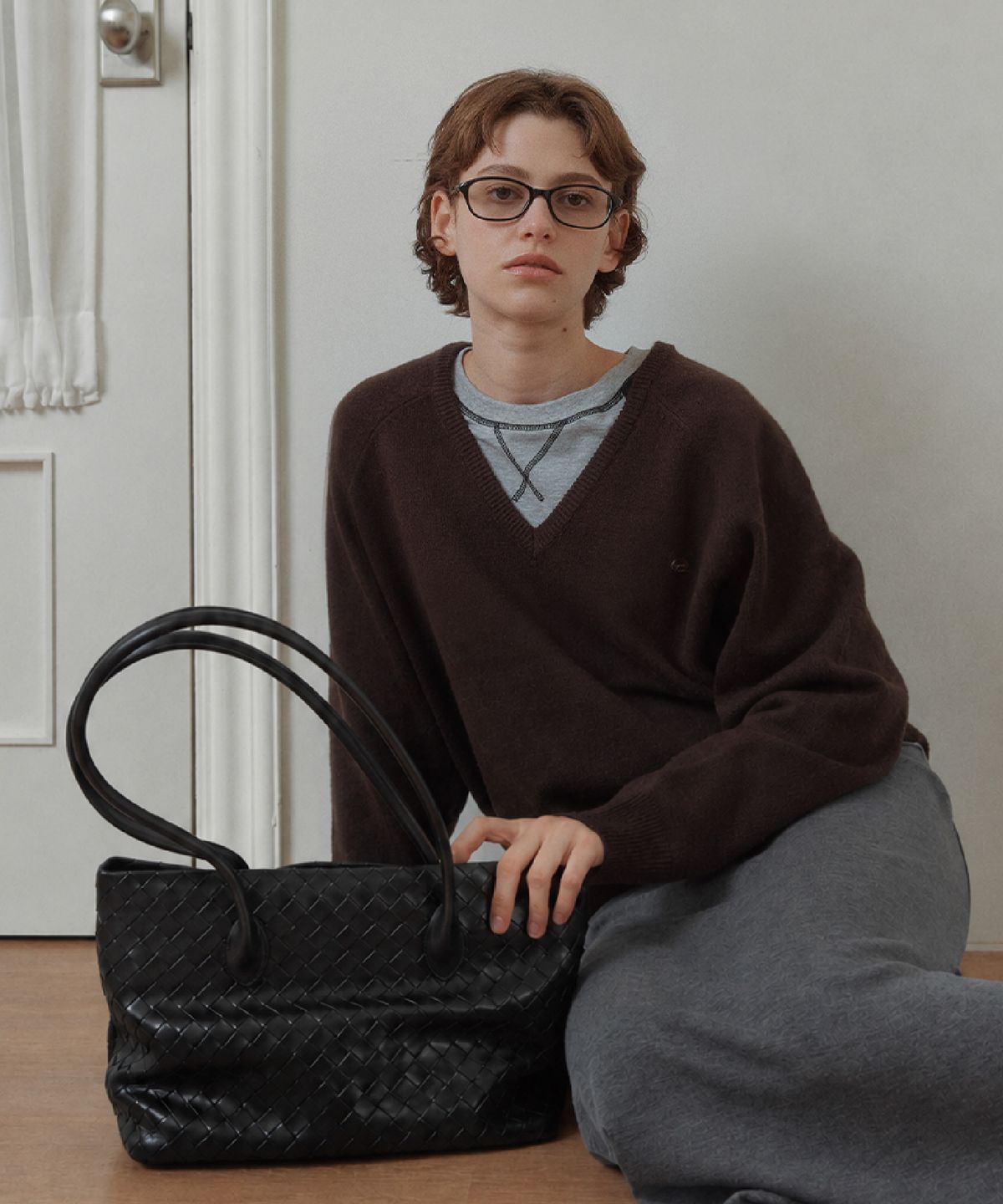 아노에틱(ANOETIC) ANC WEAVING MEDIUM BAG_2COLOR