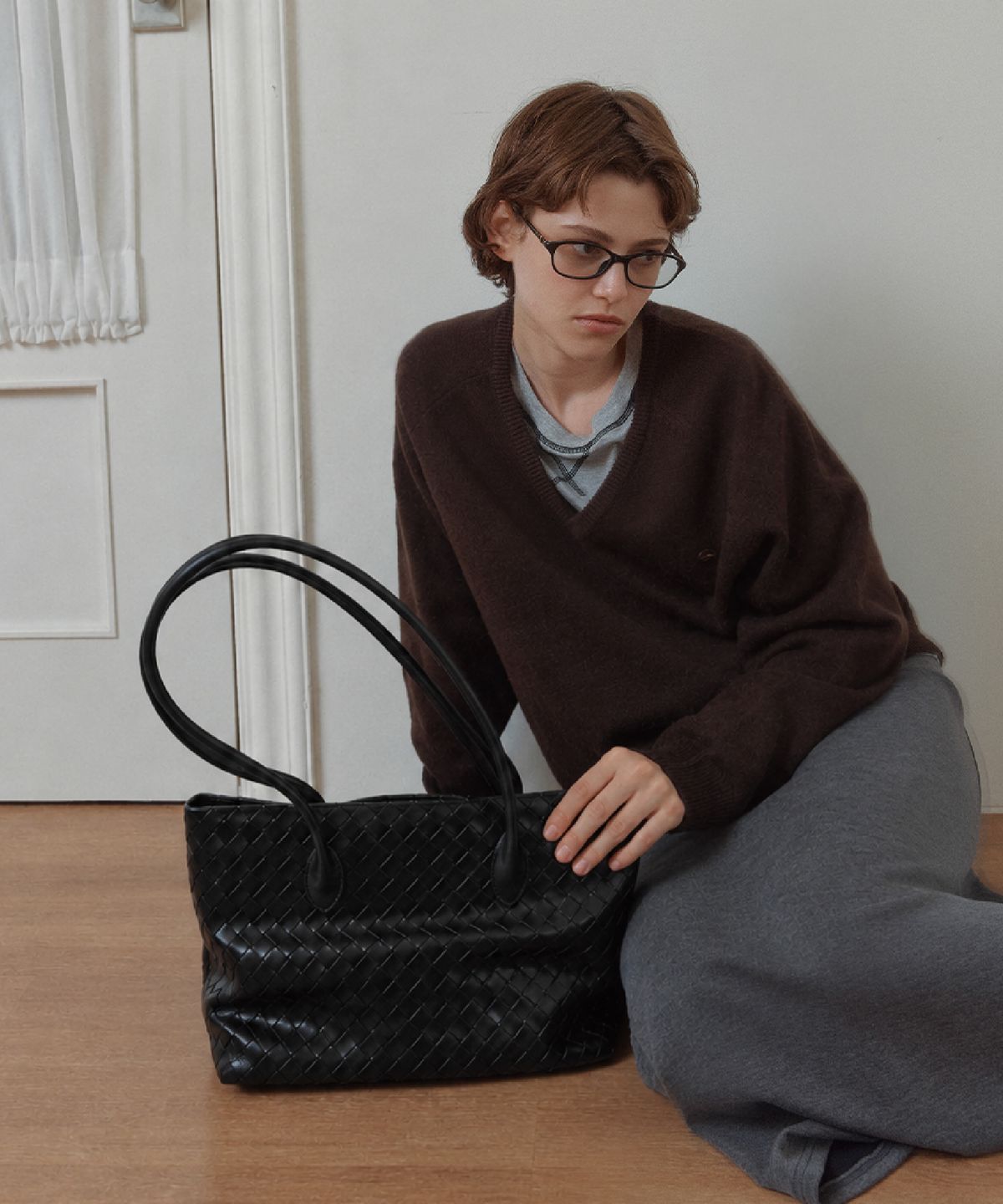 아노에틱(ANOETIC) ANC WEAVING MEDIUM BAG_2COLOR