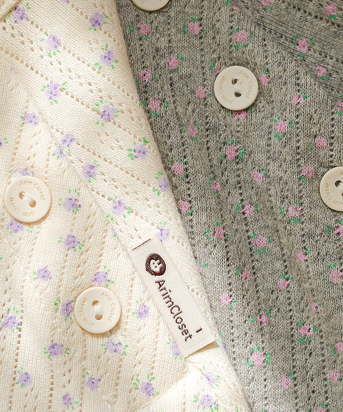 아림클로젯(ARIMCLOSET) 귀여운 꽃보다 더 귀여운 우리아가 - 아기 단추 긴팔 바디슈트