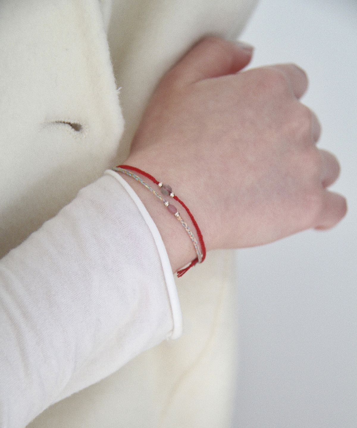최창남메이드(CCNMADE) Gemstone Silver Ball Bracelet 원석 실버볼 팔찌