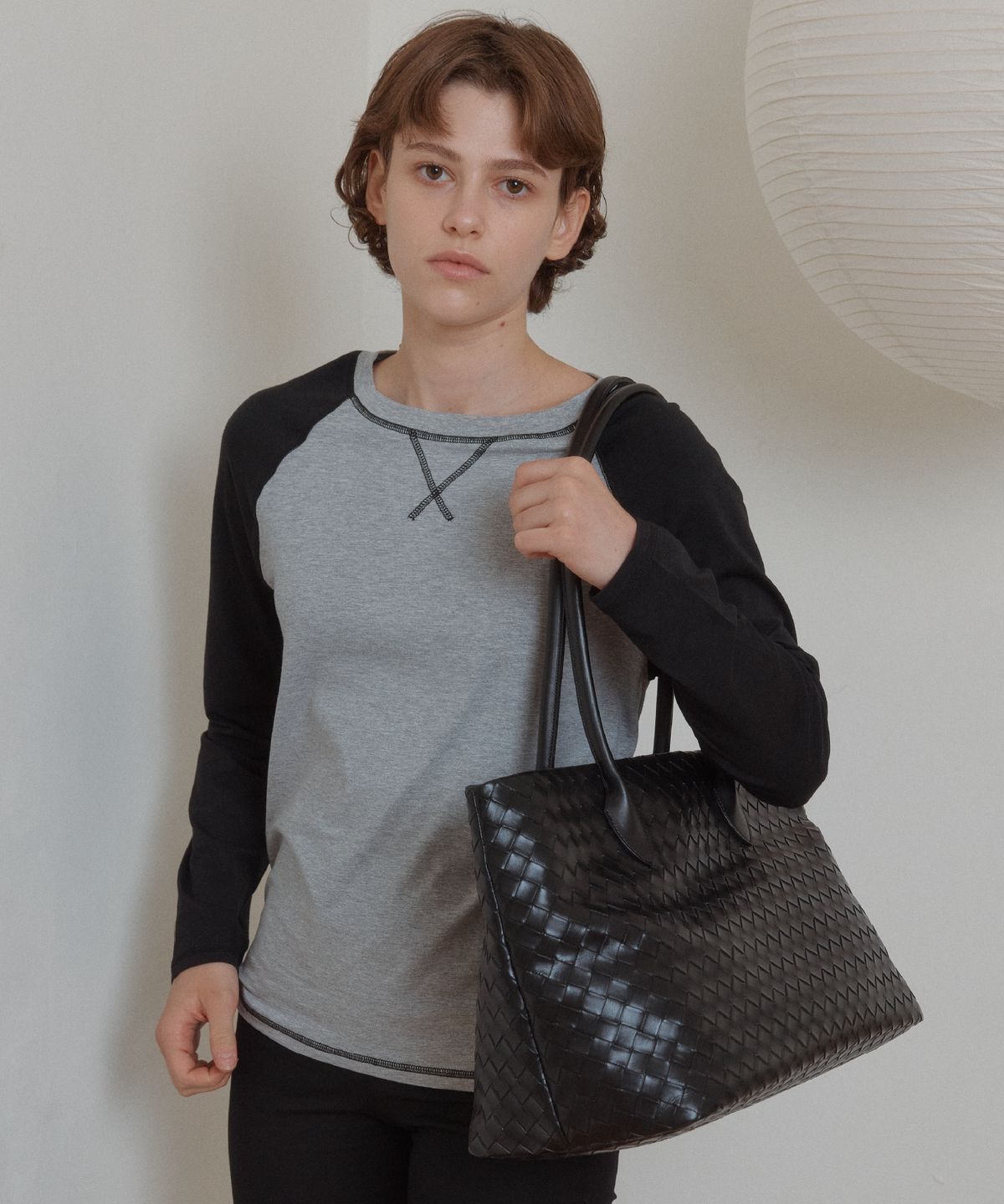 아노에틱(ANOETIC) ANC WEAVING LARGE BAG_2COLOR