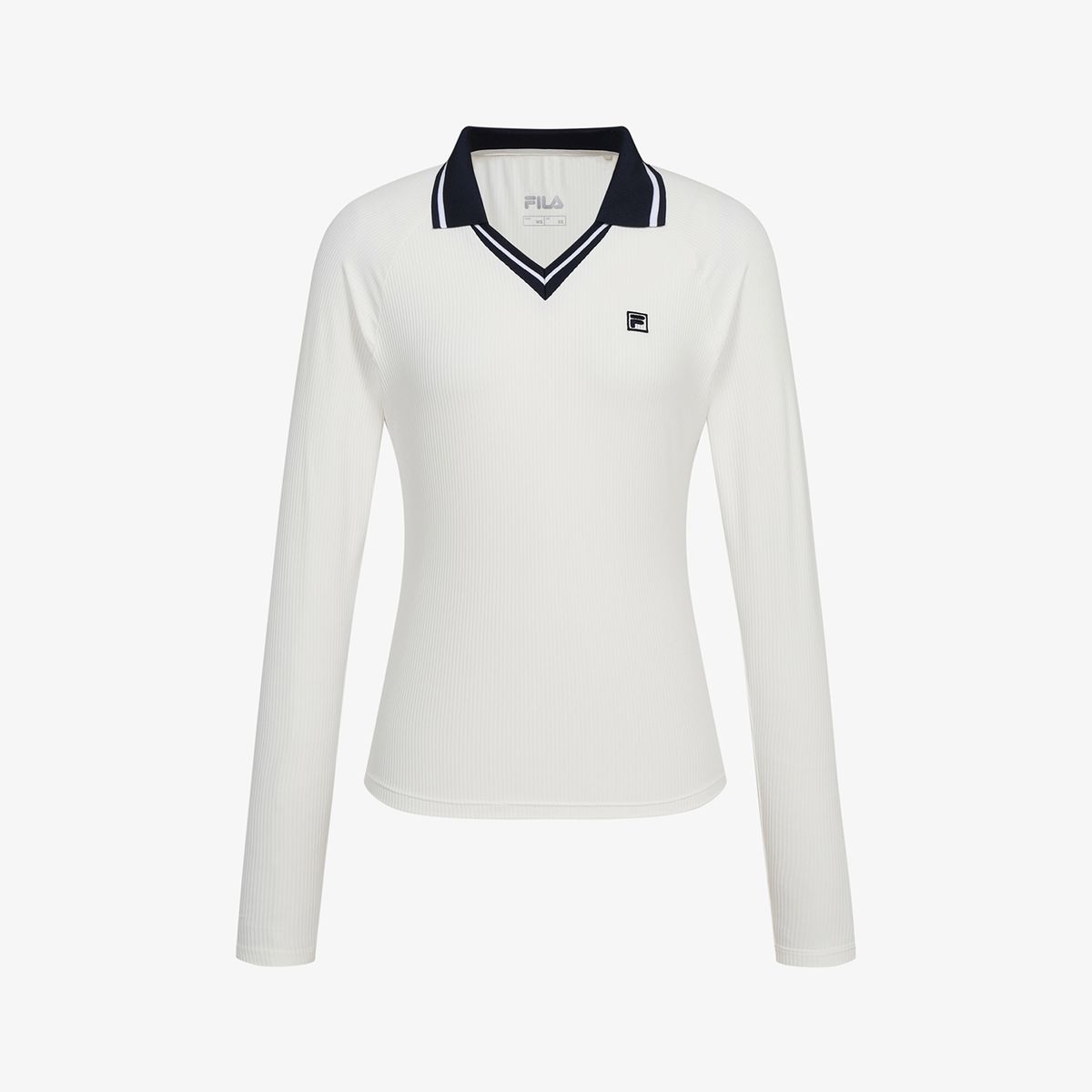 휠라(FILA) 테니스 카라 골지 긴팔티(FS263TL11F001191)
