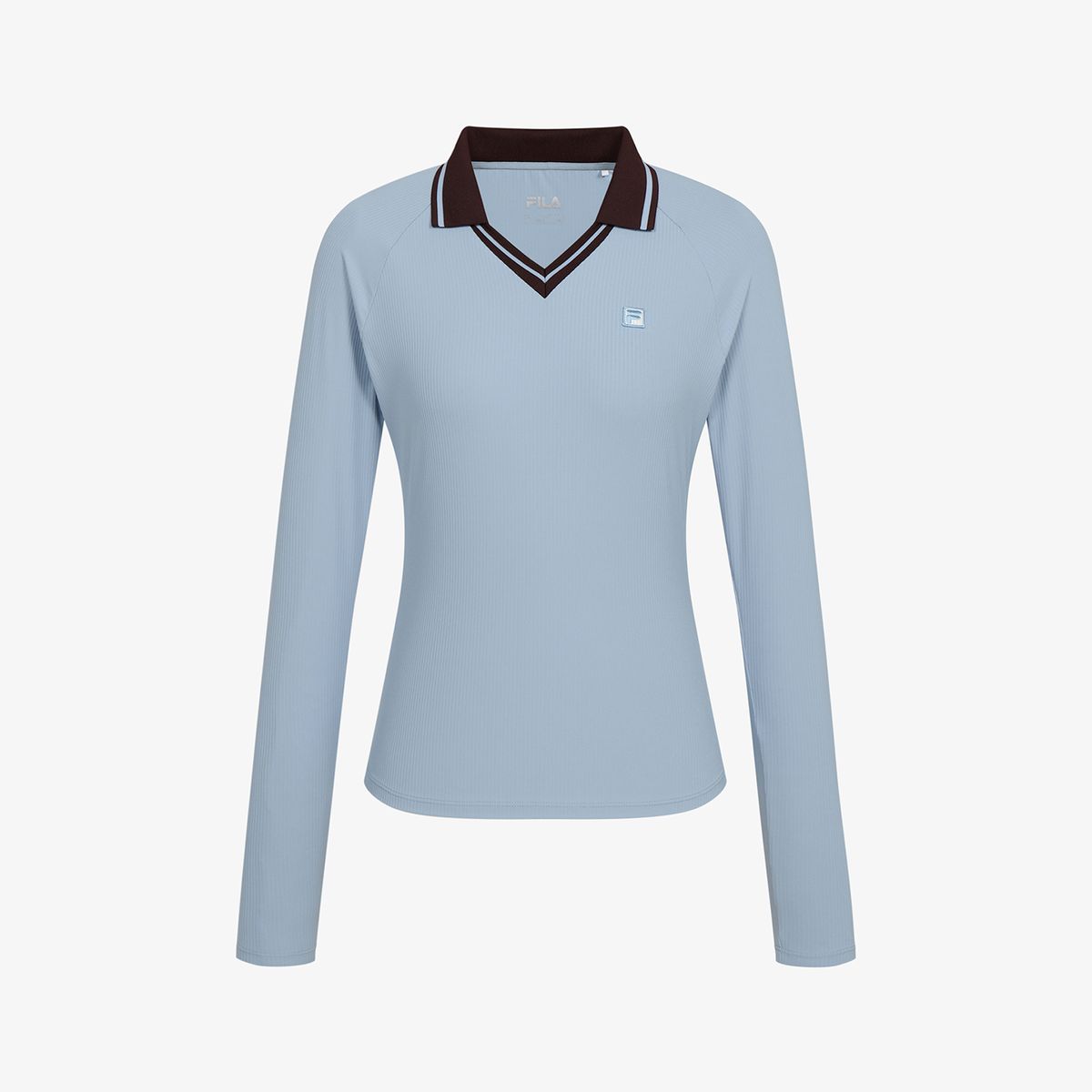휠라(FILA) 테니스 카라 골지 긴팔티(FS263TL11F001442)