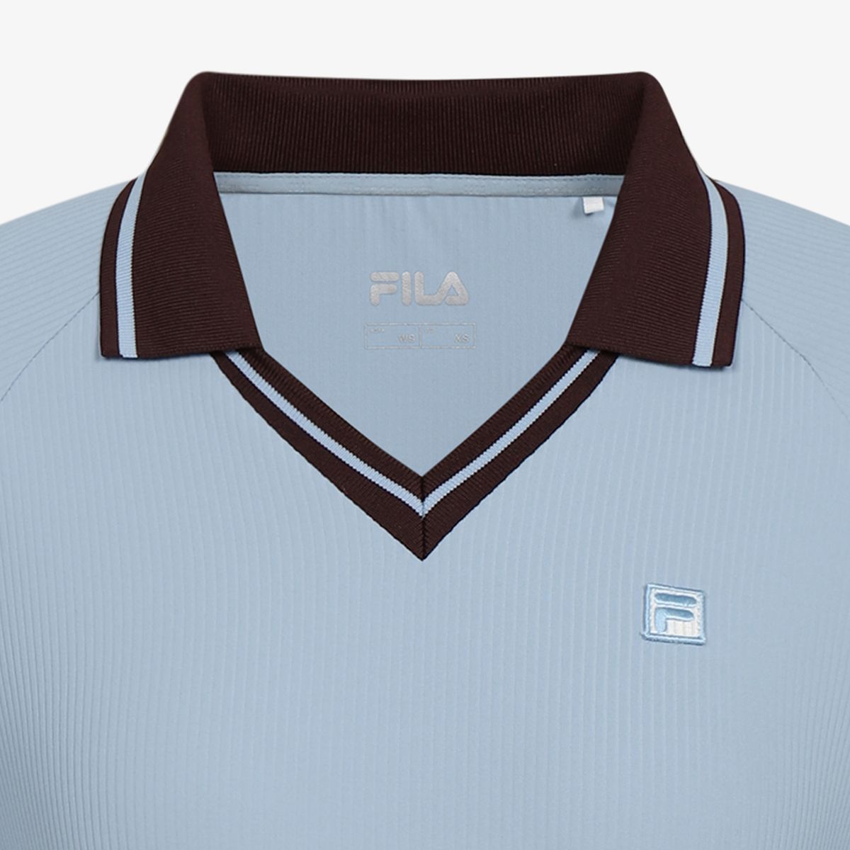 휠라(FILA) 테니스 카라 골지 긴팔티(FS263TL11F001442)