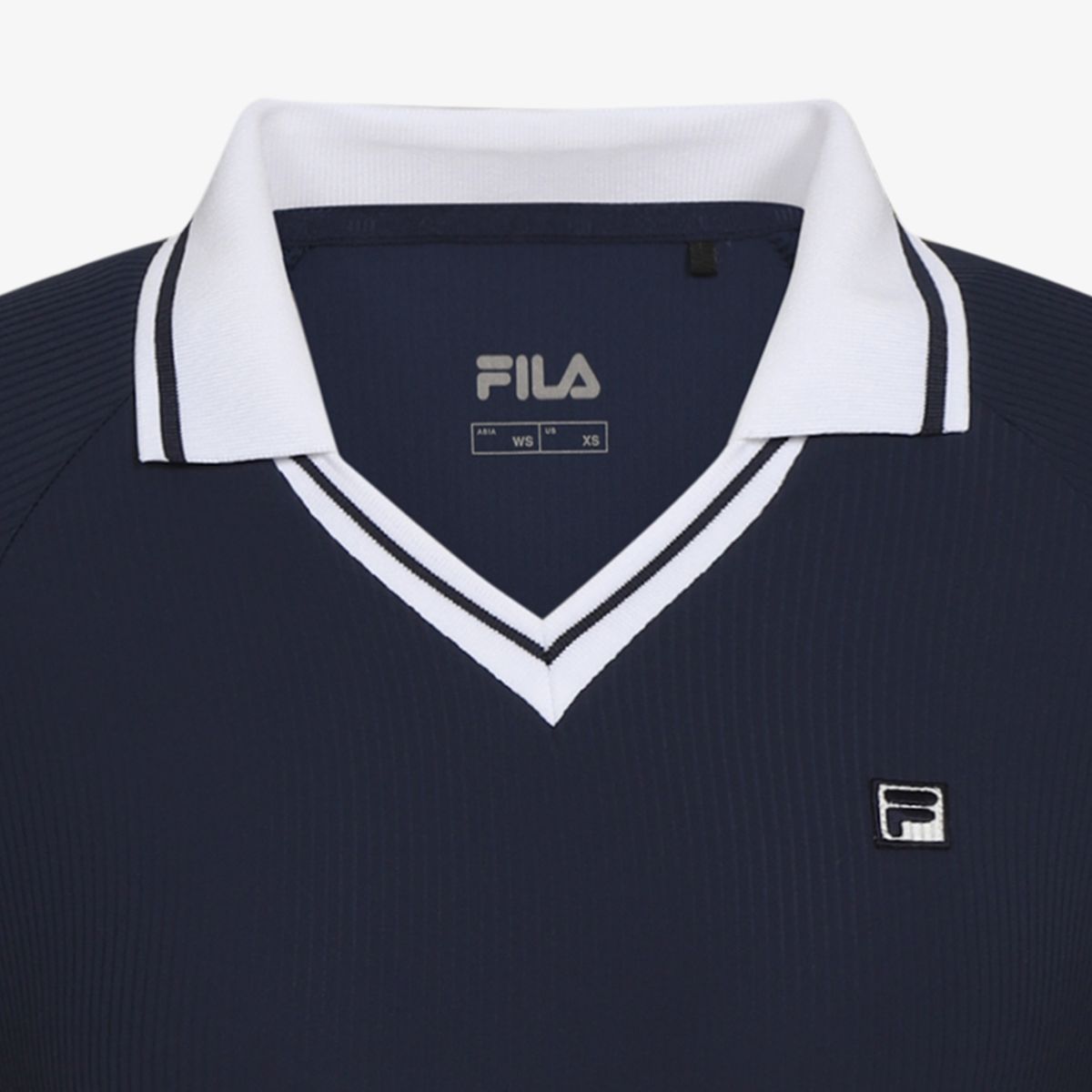 휠라(FILA) 테니스 카라 골지 긴팔티(FS263TL11F001472)