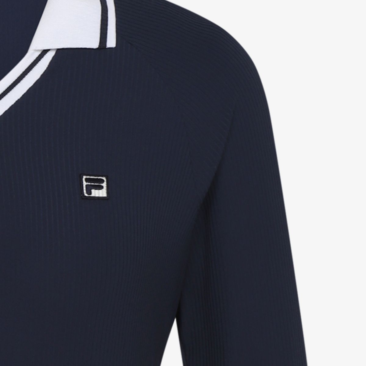 휠라(FILA) 테니스 카라 골지 긴팔티(FS263TL11F001472)