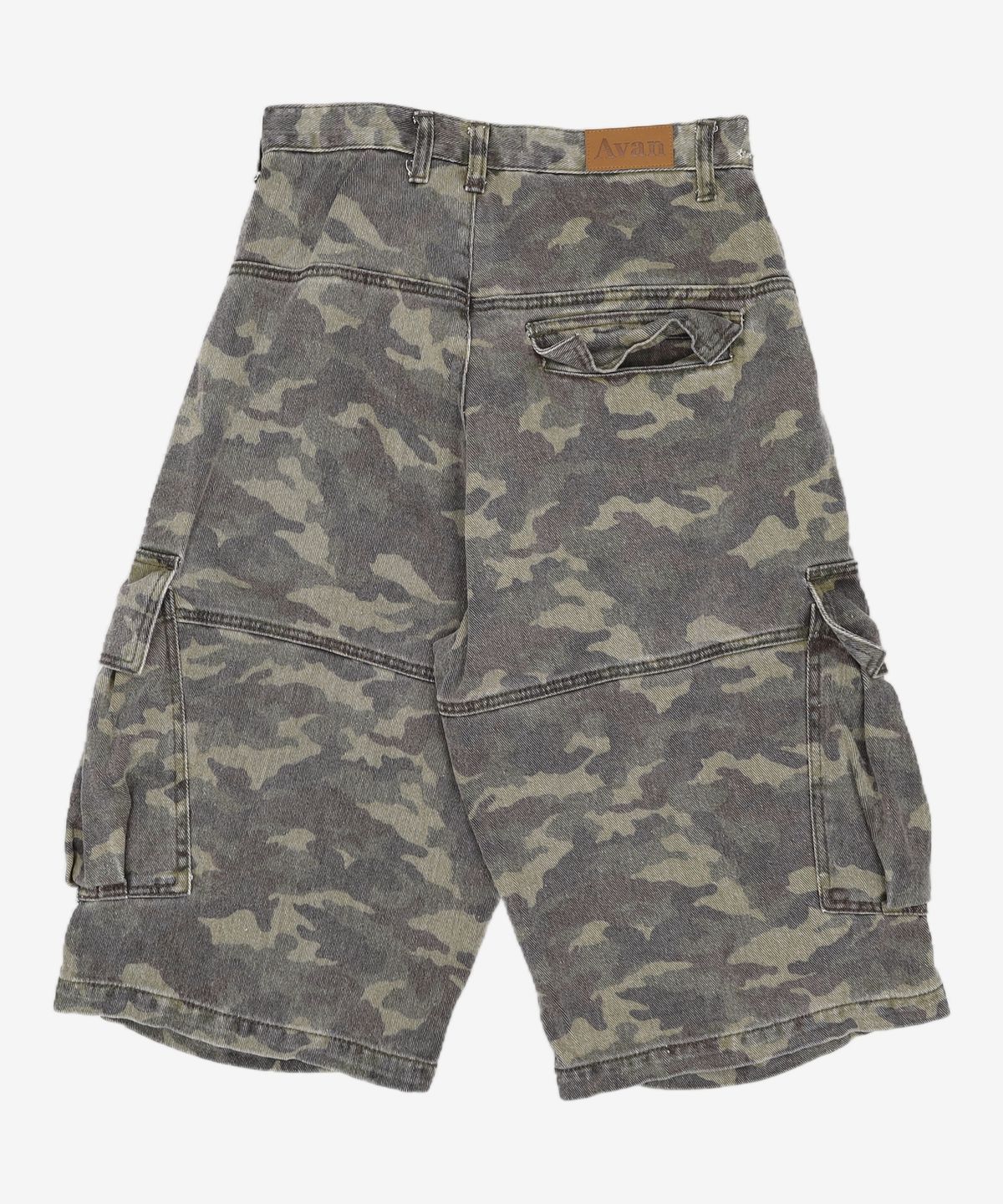 어반드레스(AVANDRESS) Side Big Denim Shorts CAMO S